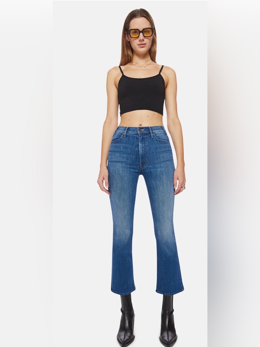 Mother Jeans The Hustler Ankle in One Trick Pony size 26
